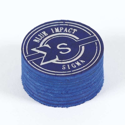 Biliárd dákóbőr ragasztható, Navigator Blue Impact Sigma, S 12,5mm pool biliárd dákó